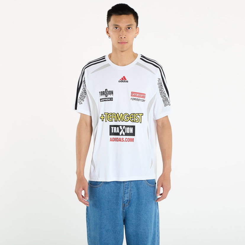 Dres adidas Originals Teamgeist Moto Graphic Jersey Biela | KG2670