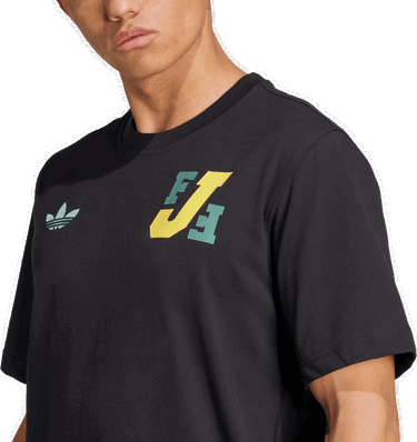 Tričko adidas Originals adidas Originals JAMAICA VRCT T-Shirt Čierna | je5331, 3