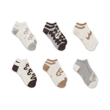 Ponožky Nike Everyday Lightweight No-Show 6 Pairs Šedá | FB3281-902, 4
