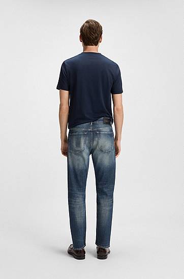 Džínsy BOSS Stretch Denim Jeans Modrá | 50546630, 1