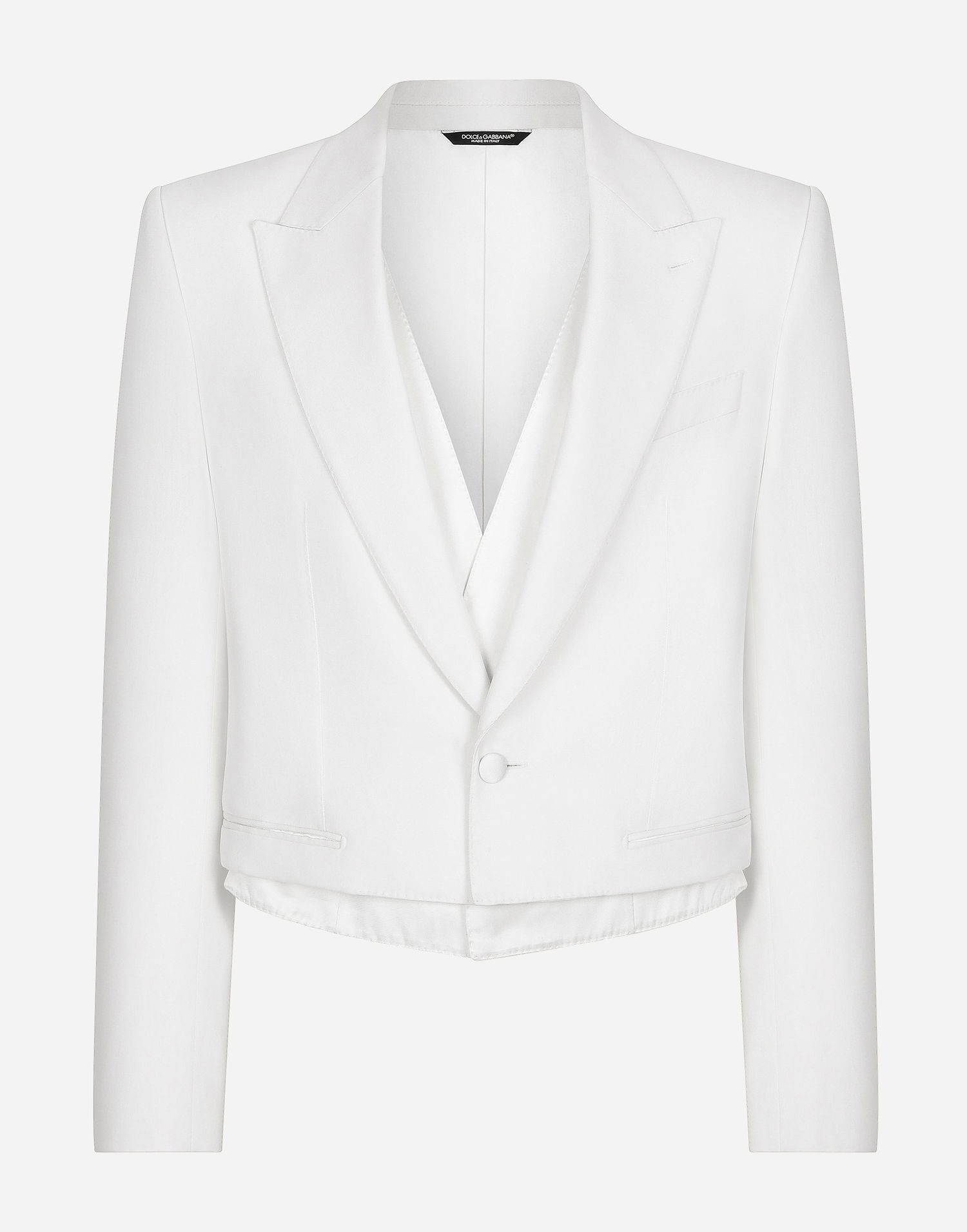 Bunda Dolce & Gabbana Single-breasted Jacket Biela | G2UB8TFU27JW0001, 0