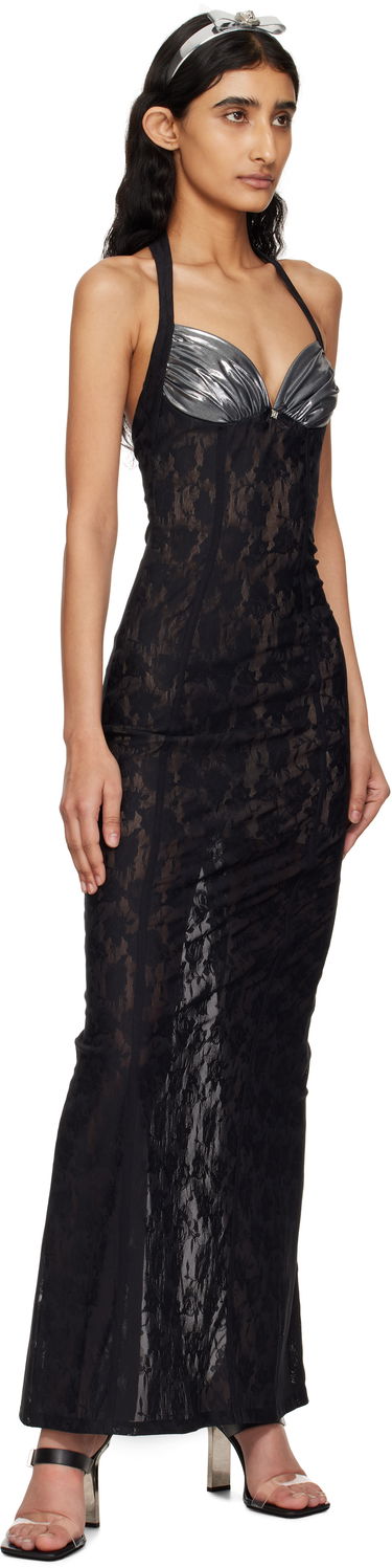 Šaty MISBHV MISBHV Stella Lace Maxi Dress Čierna | 250W808, 3