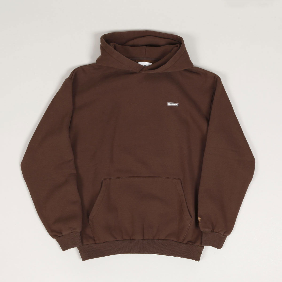 Mikina Butter Goods Butter Goods Basic Hoodie Hnedá | butter-goods-basic-pullover-hoodie-brown, 1