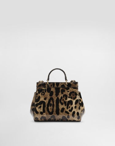 Kabelka Dolce & Gabbana Dolce & Gabbana Mini Sicily Polished Calfskin Animal Print Bag Rôznofarebný | EB0003AM568HA93M, 3