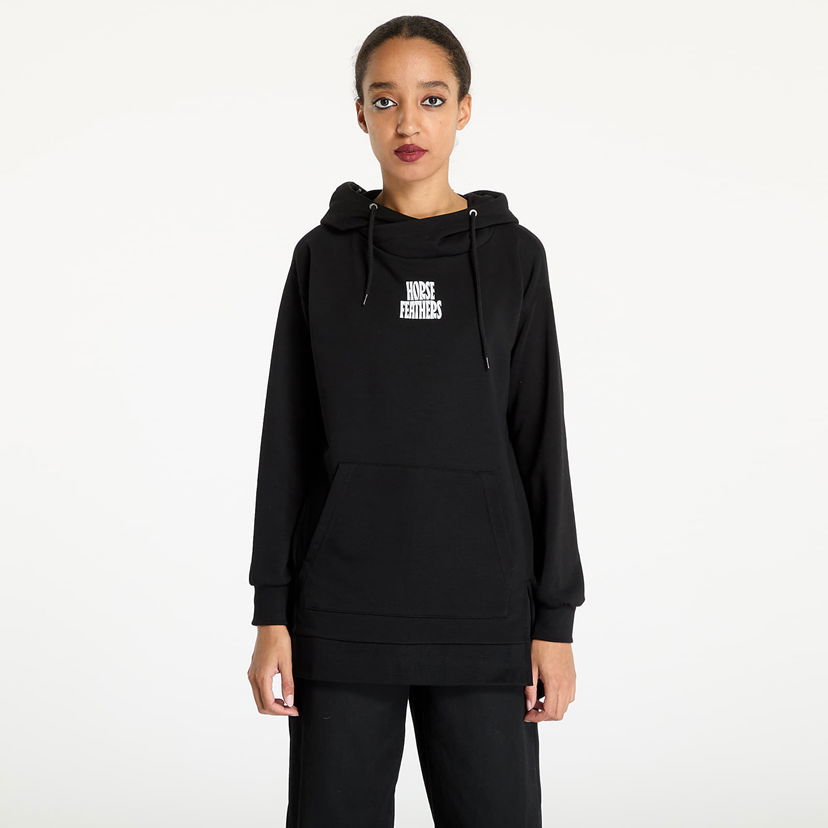 Tričko Horsefeathers Deneb Sweatshirt Black M Čierna | SW916A