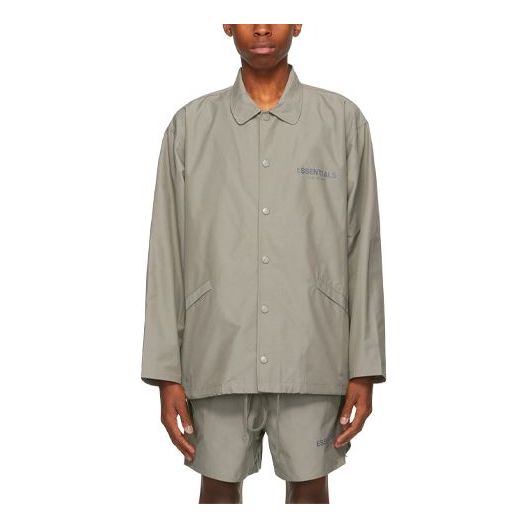 Vetrovka Fear of God Essentials Souvenir Jacket Zelené | FOG-FW21-082