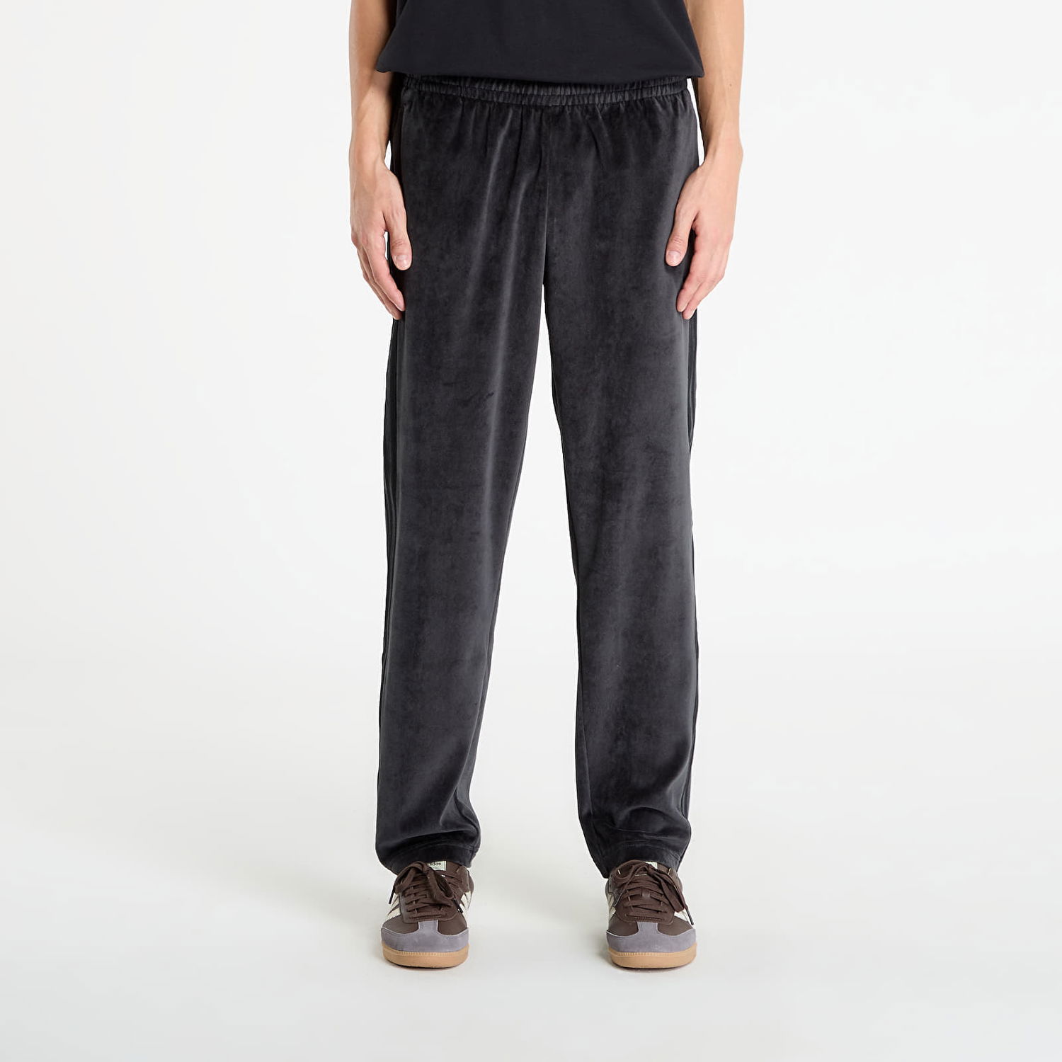 Tepláky adidas Originals SST Adicolor Velour Track Pants Čierna | JW8377, 0