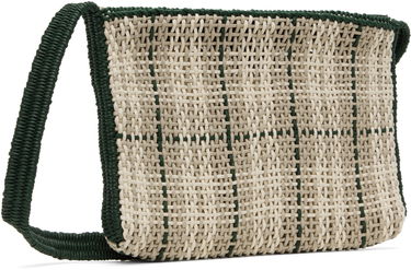 Kabelka JW Anderson JW Anderson Checked Market Bag with Anchor Charm Béžová | HB0720-FA0305, 2