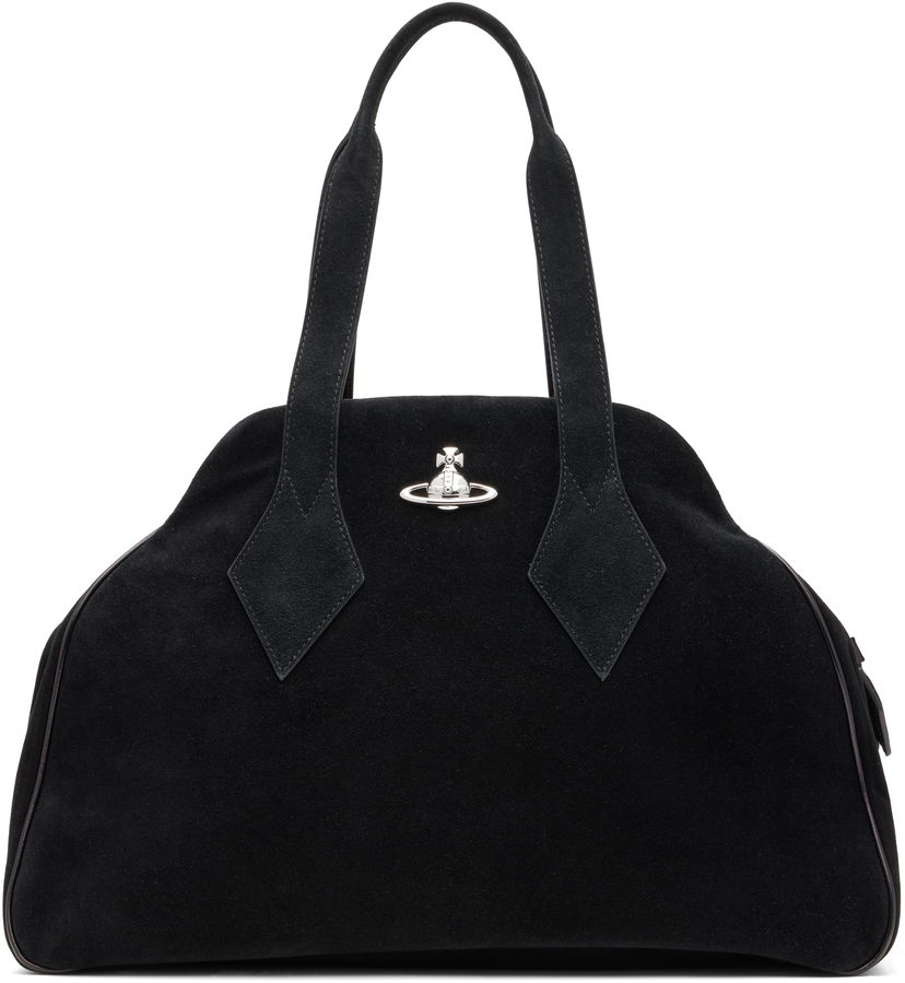 Tote bag Vivienne Westwood Suede Yasmine Large Tote Čierna | 4701000GW-L007E-