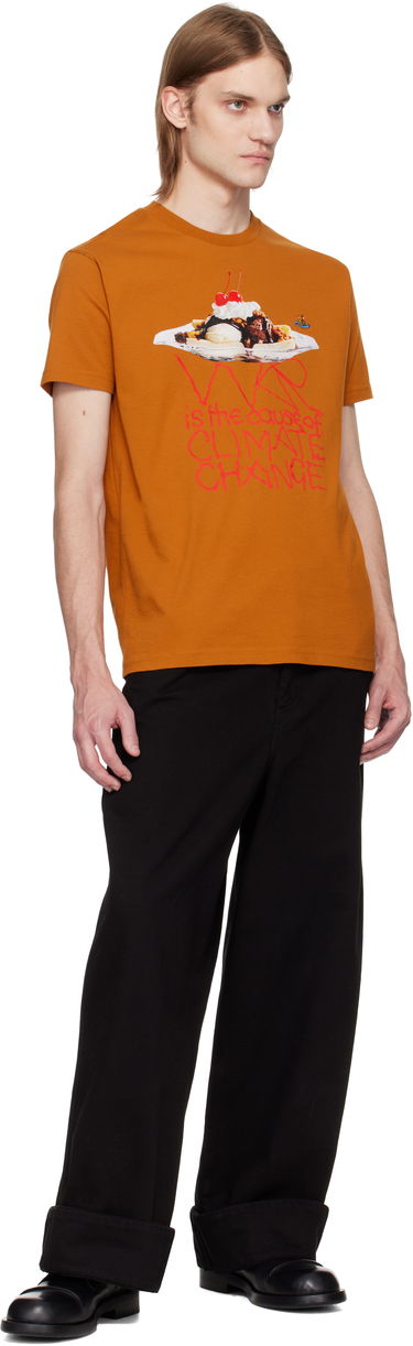Tričko Vivienne Westwood Vivienne Westwood Banana Split Graphic T-Shirt Oranžová | 3G01003B-J009B-, 3