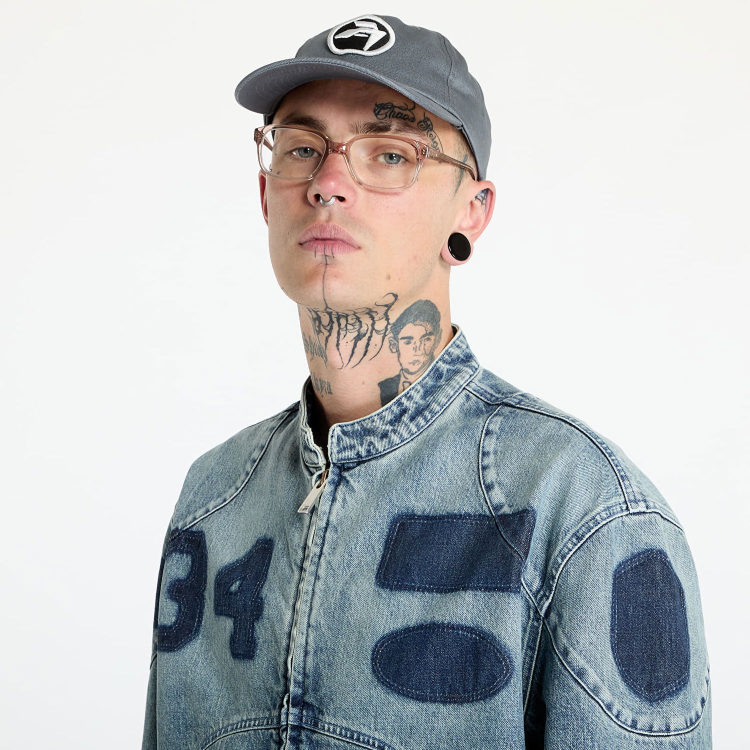 Bunda Ambush Denim Rider Jacket Vintage Blue/ No Color Modrá | BMYE002F24DEN0024400, 1