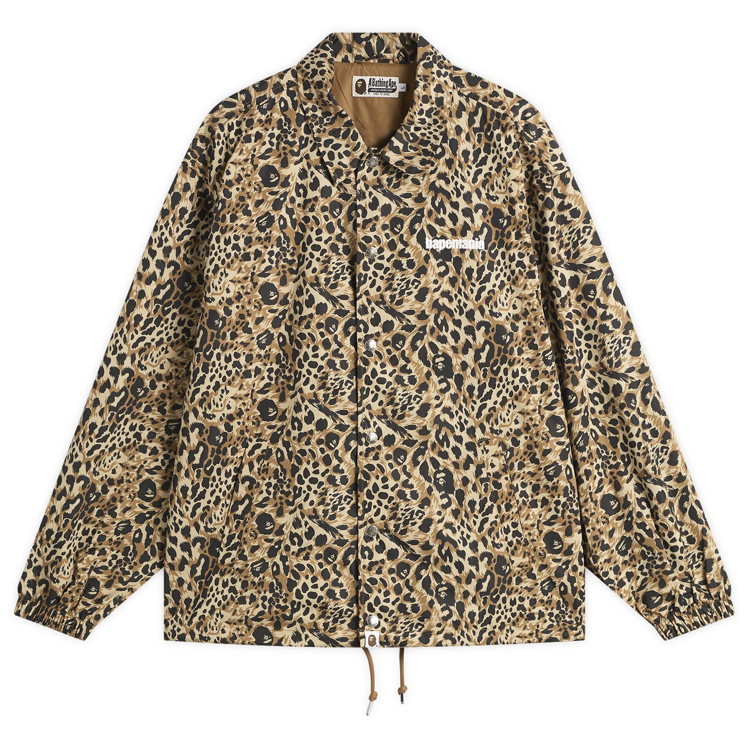 Bunda BAPE A Bathing Ape Wild Leopard Coach Jacket Béžová | 001LJL801306M-BEI, 1