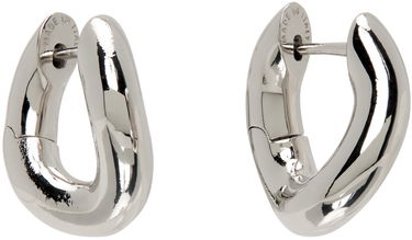 Náušnice Balenciaga Loop XXS Earrings Šedá | 656263 TZ99S, 1