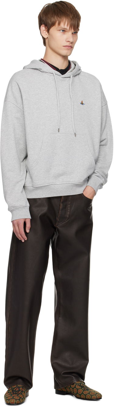 Mikina Vivienne Westwood Vivienne Westwood Ashton Hoodie Šedá | 2I01000M-J006O-, 3