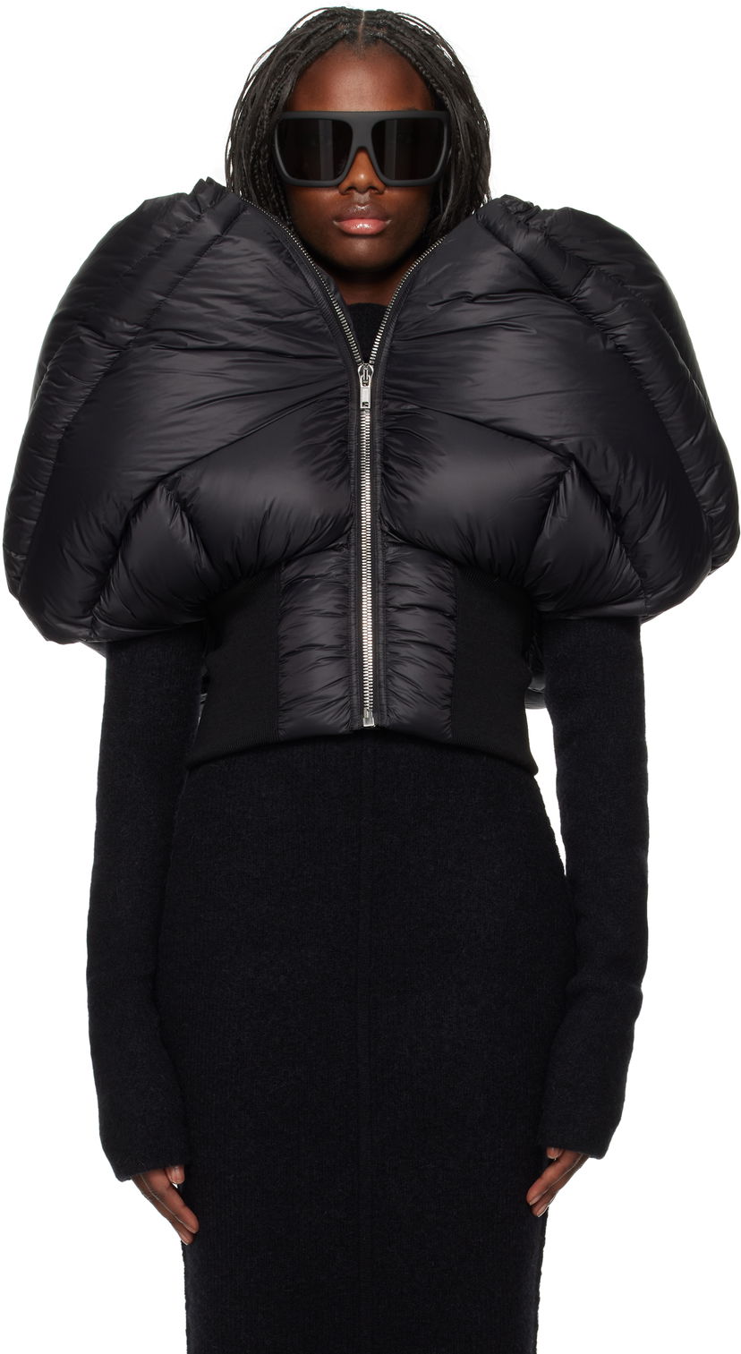 Prešívaná bunda Rick Owens Down Jacket Mini Čierna | RO02D3790 NPDX