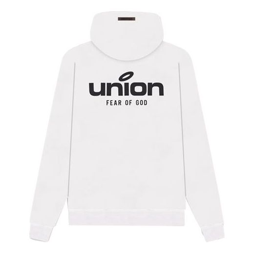 Mikina Fear of God Essentials Vintage Hoodie x Union LA Biela | FOG-FW21-097