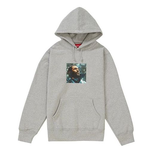 Mikina Supreme Marvin Gaye Hooded Sweatshirt Šedá | SUP-FW18-1180, 0