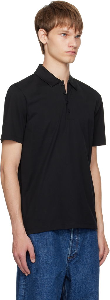 Polo tričko BOSS Hugo Slim-Fit Mercerized Cotton Polo Čierna | 50544276, 1