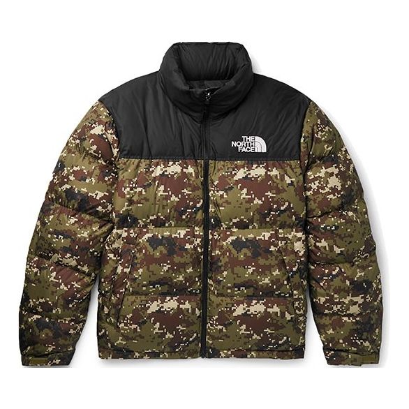 Prešívaná bunda The North Face 1996 Retro Nuptse Camo Puffer Jacket Zelené | NF0A3C8D-LJ8