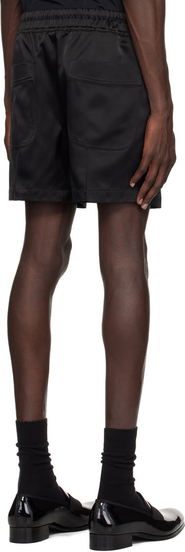 Šortky Tom Ford Tom Ford Shiny Satin Shorts Čierna | SSC002-FMV031S25, 2