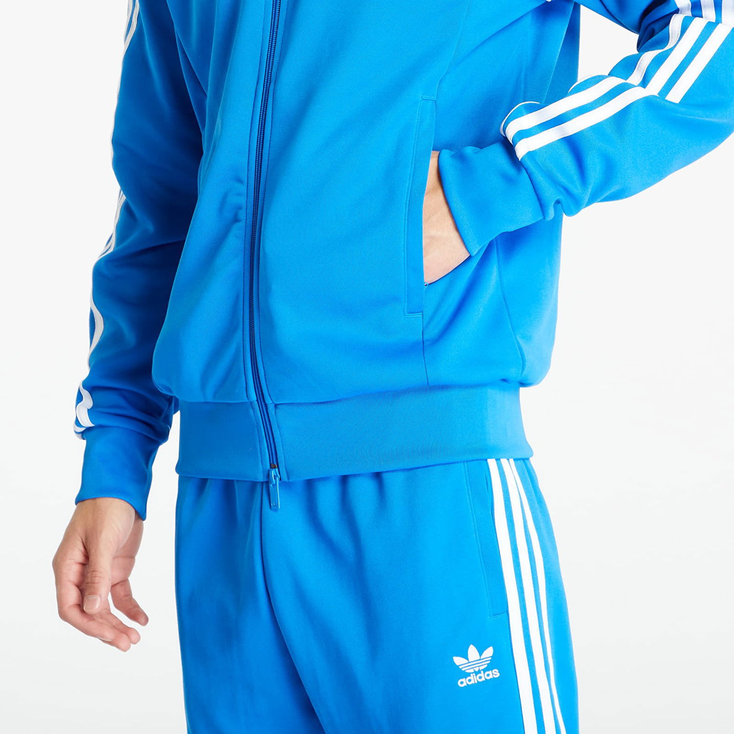 Mikina adidas Originals Adicolor Classics Track Top Blue Bird/ White Modrá | IL2493, 1