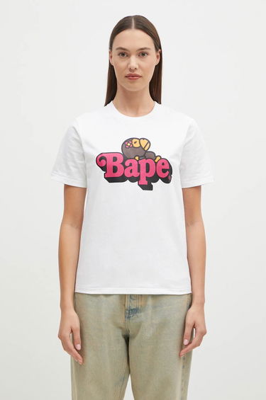 Tričko BAPE Lisa On T-Shirt Biela | 2K80210115, 0