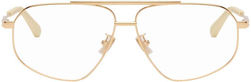 Slnečné okuliare Bottega Veneta Aviator Metal Glasses Metalická | BV1196O, 0