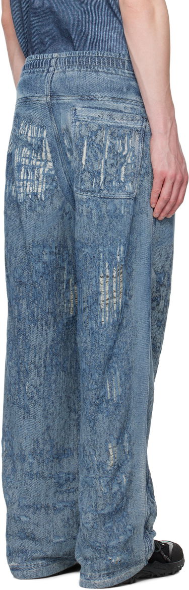 Tepláky Diesel Diesel D-Enimos-FSG Acid Wash Drawstring Lounge Pants Modrá | A18936-068RQ-01, 2
