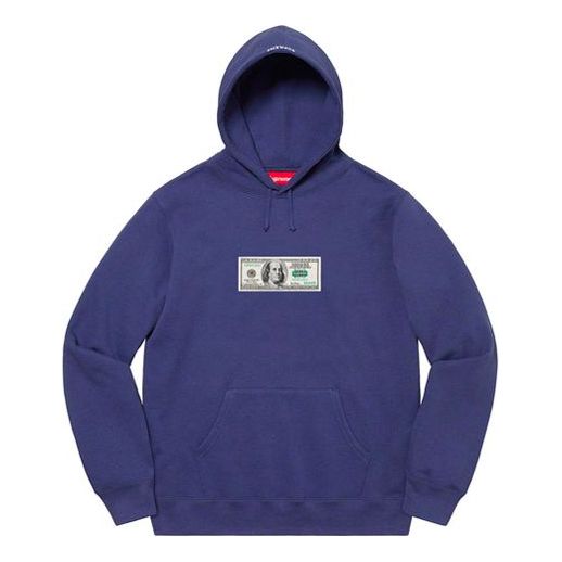 Mikina Supreme Supreme Franklin Hooded Sweatshirt Modrá | SUP-SS20-655