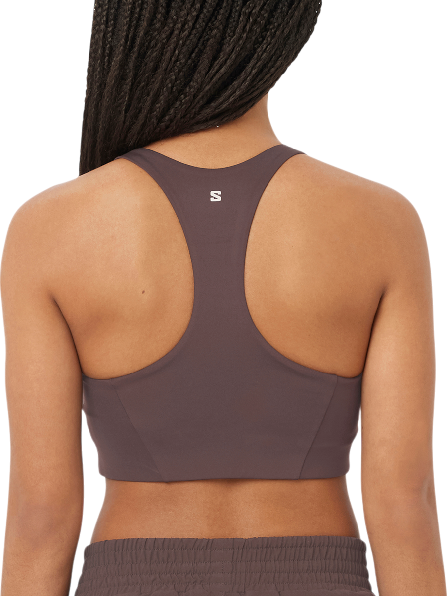 Podprsenka Salomon Salomon SHAKEout CORE Sports Bra Hnedá | lc2657800, 1