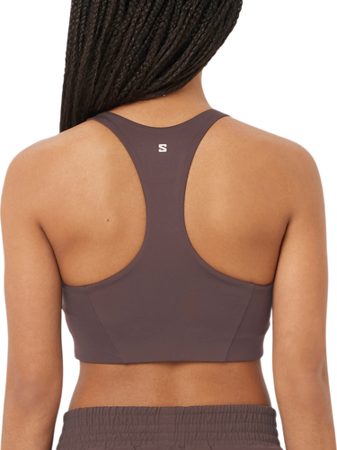 Podprsenka Salomon Salomon SHAKEout CORE Sports Bra Hnedá | lc2657800, 1