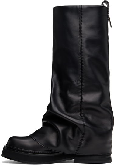 Šaty The Attico Attico Robin Slouch Leather Boots Čierna | 241WSH00798 LBT019AA, 2