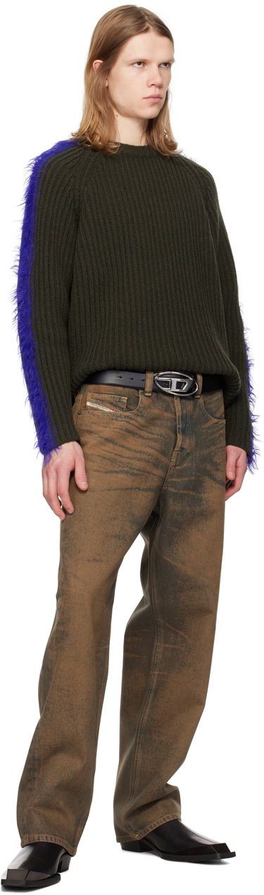 Sveter Diesel K-Tricky Ribbed Knit Sweater Zelené | A16580-0TKAT-5AF, 3