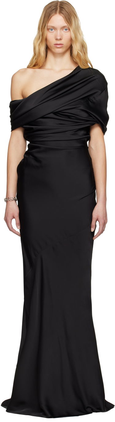 Šaty Entire Studios Entire Studios Sleeveless Draped Maxi Dress Čierna | ESW-S25-6013-OB, 0