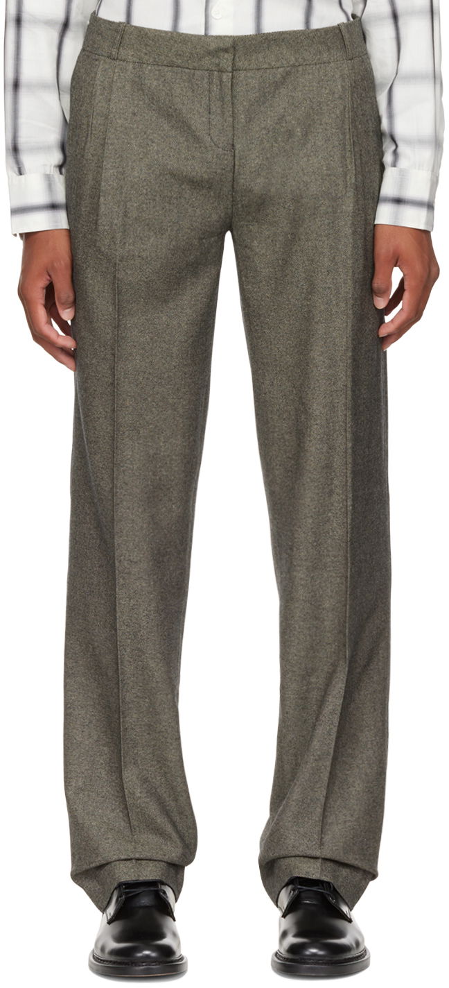 Nohavice Coperni Coperni Tailored Trousers Zelené | COPP26110MEN, 0
