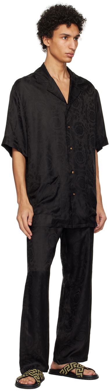 Košeľa Versace Barocco Print Relaxed Shirt Čierna | 1002567 1A06341, 3
