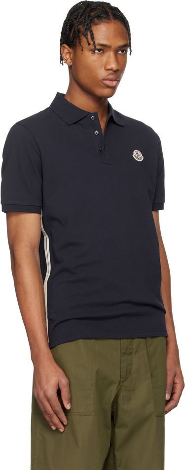 Polo tričko Moncler Moncler Archivio Short Sleeve Polo Navy | K10918A0002689A16, 1