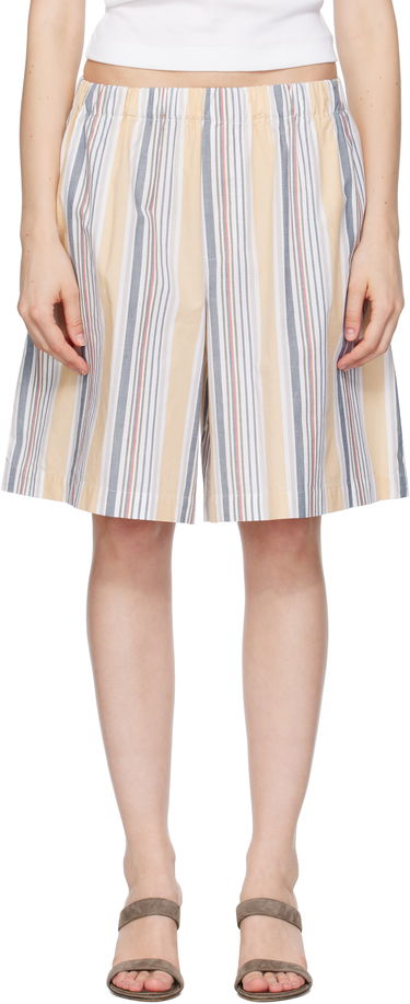Šortky Baserange Baserange Stave Striped Casual Shorts Žltá | SHST-PO-SU25, 0