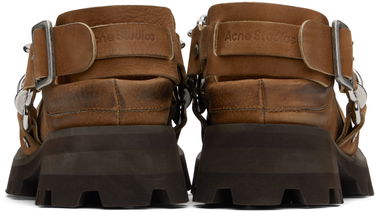 Oblečenie Acne Studios Acne Studios Leather Buckle Mules Hnedá | BD0342-, 1
