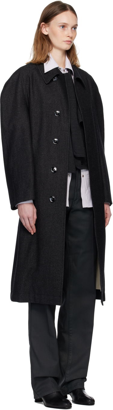 Kabáty LEMAIRE Raglan Sleeve Coat Čierna | CO1122 LF1319, 1
