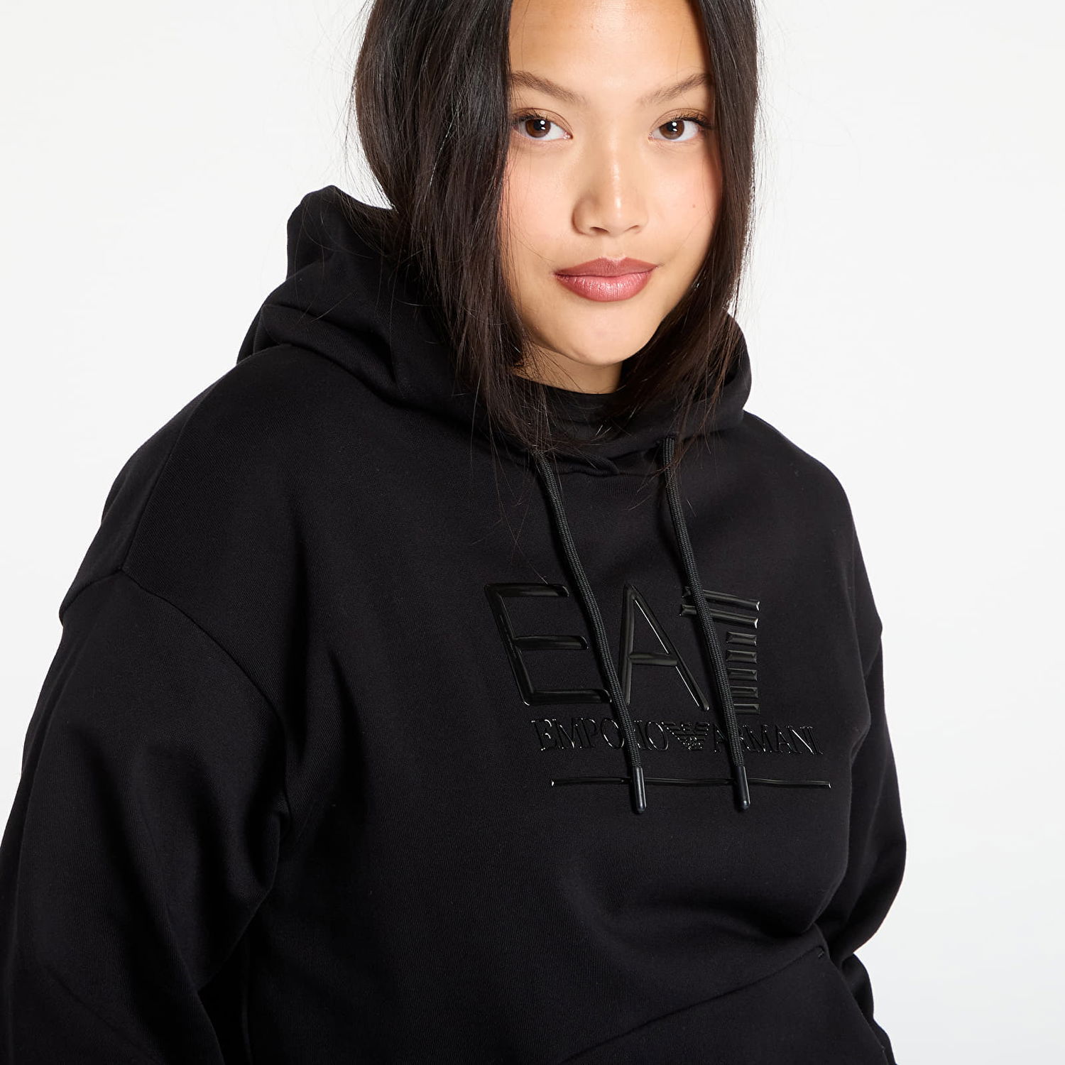 Mikina Emporio Armani EA7 Emporio Armani Train Visibility Hoodie Čierna | 7W000417AF12473UC001, 1