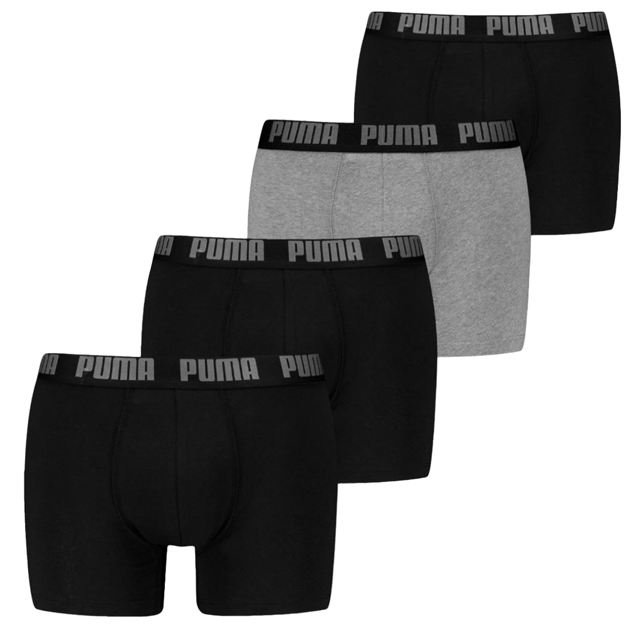 Boxerky Puma Everyday Boxer 4Pack Čierna | 701227791-002, 0