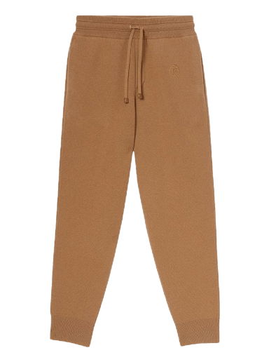 Tepláky Burberry Monogram Motif Cashmere Blend Jogging Pants Béžová | 8037510