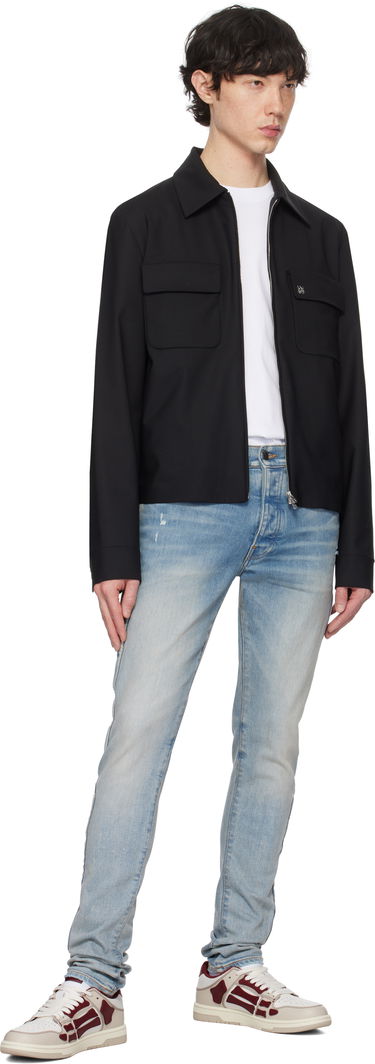 Džínsy AMIRI AMIRI 3D Bones Skinny Jeans Modrá | AMDNSY1132, 3
