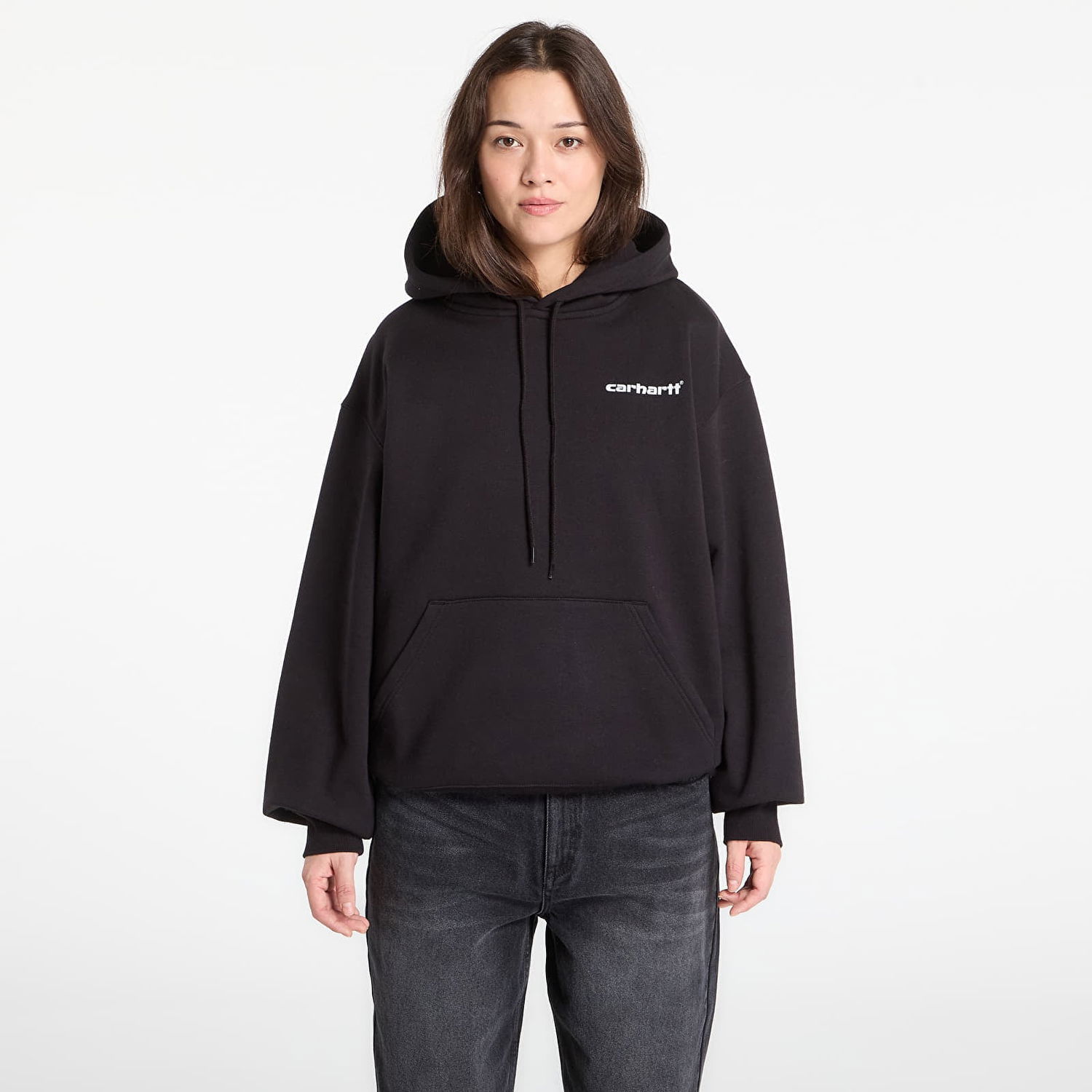 Mikina Carhartt WIP Carhartt WIP Hooded Caps Sweat Čierna | I036066.89XX, 0