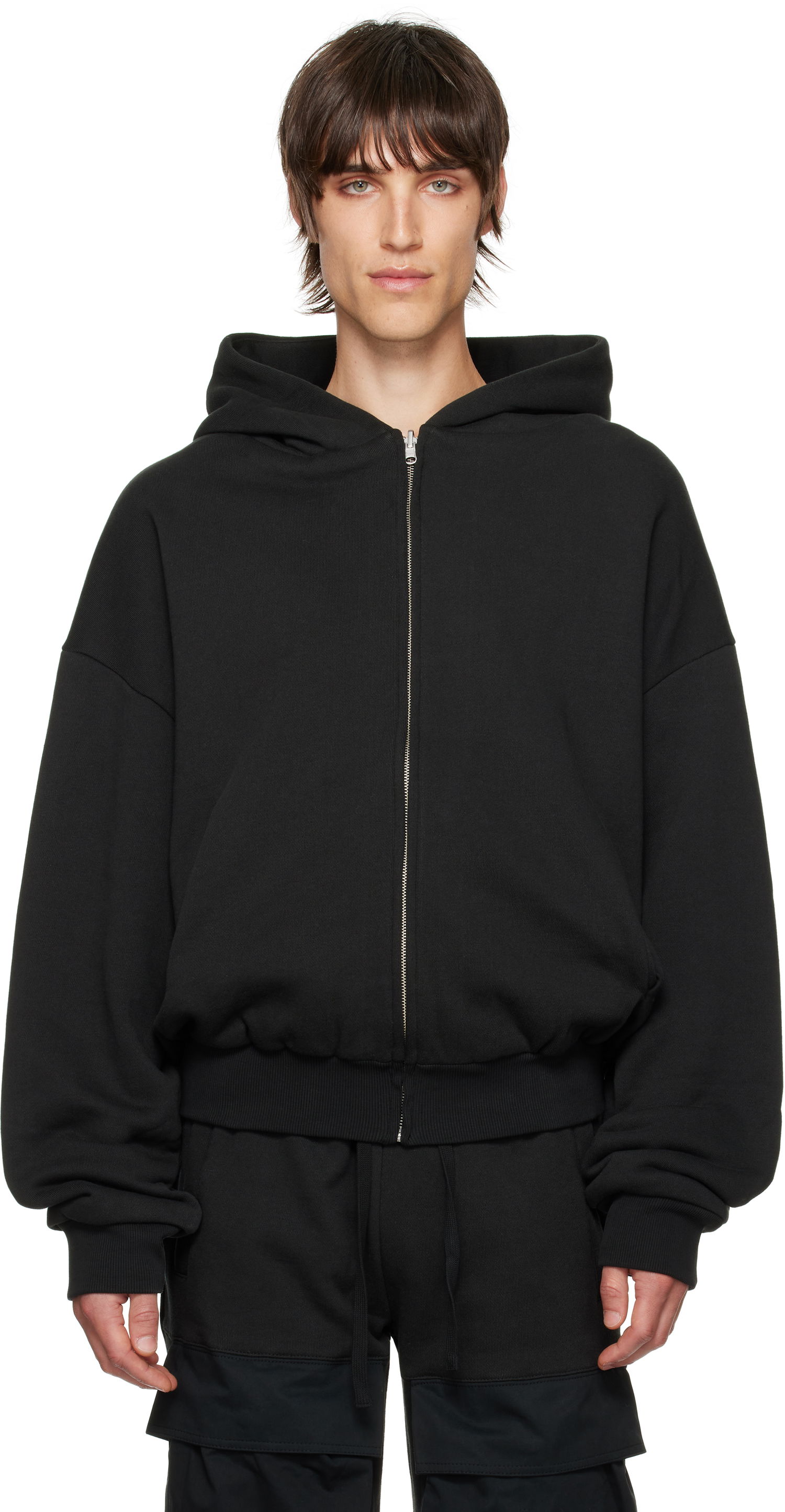Mikina Entire Studios Thermal Hoodie Čierna | ES2488SO, 0