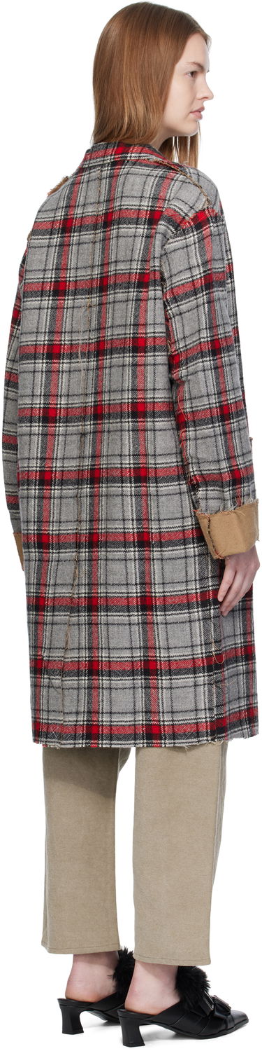 Kabáty R13 R13 Raw Cut Reversible Coat Rôznofarebný | R13WR469-R566A, 2