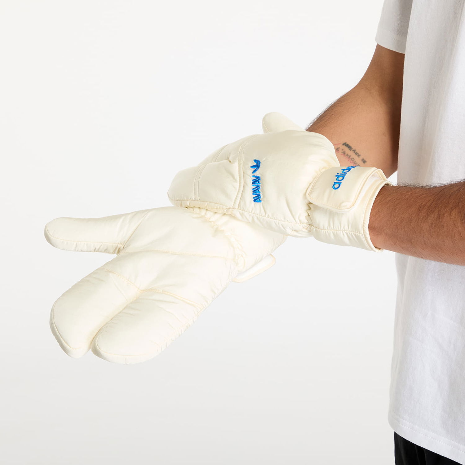 Rukavice adidas Originals AVAVAV x Three Finger Gloves Cream White Béžová | JG1432, 1