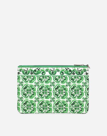 Kabelka Dolce & Gabbana Print Canvas Pouch Zelené | BP3294AO667HU3TN, 3