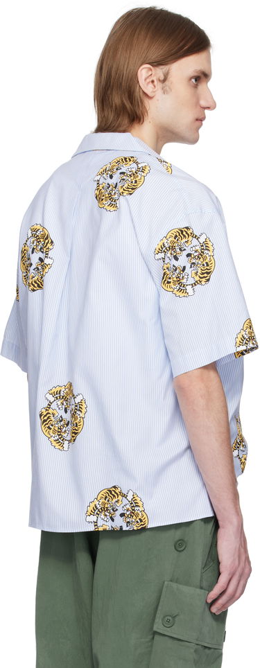 Košeľa KENZO Kenzo Paris VERDY Edition Tiger Print Shirt Modrá | FF55CH1309A5, 2